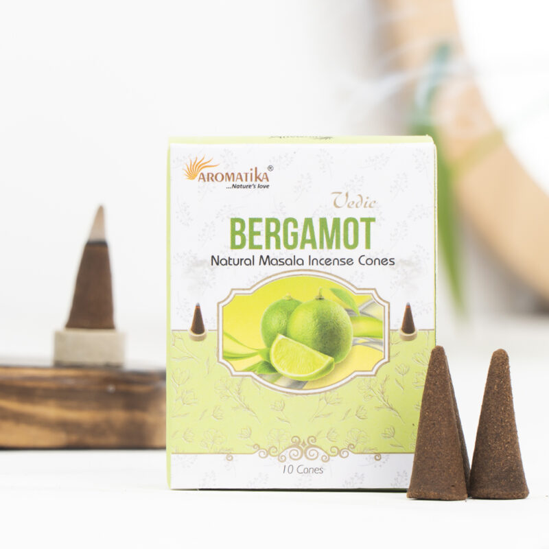 Aromatika Bergamot Konik Tütsü - Görsel 2