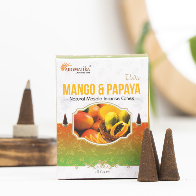 Aromatika Mango & Papaya Konik Tütsü - Görsel 2