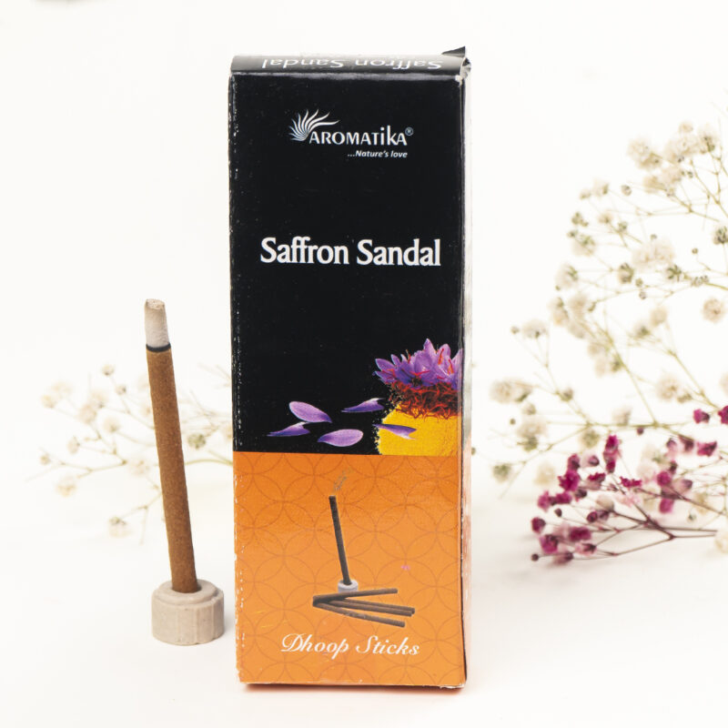 Aromatika Safran & Sandal Dhoop - Görsel 2